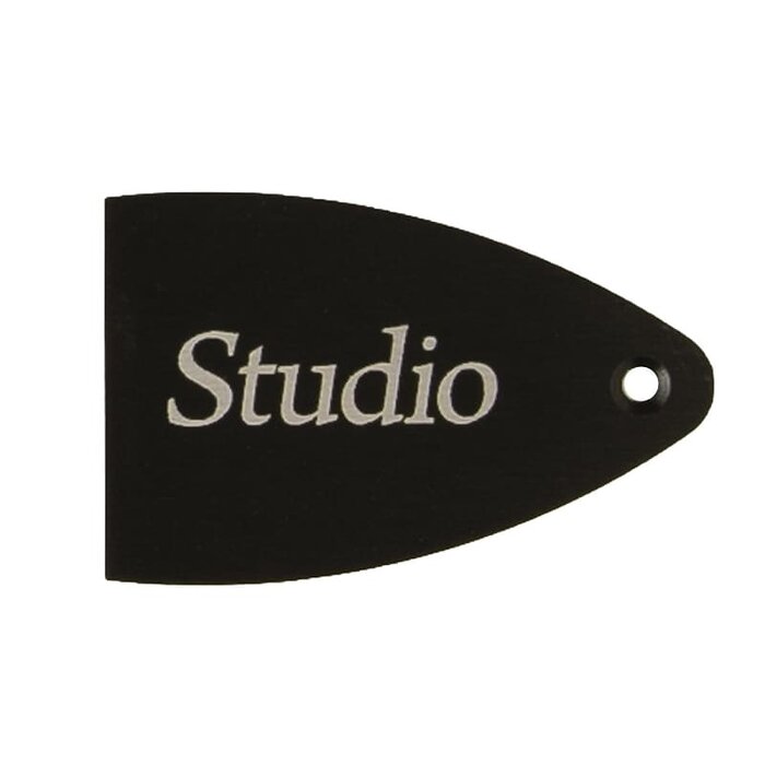 PRS Guitars PRS Truss Rod Cover, Black Anodized Aluminum, Etched, Studio
