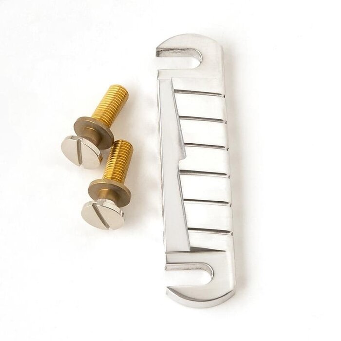 PRS Guitars PRS Machined PRS Stoptail Bridge, Unplated Polished Aluminum