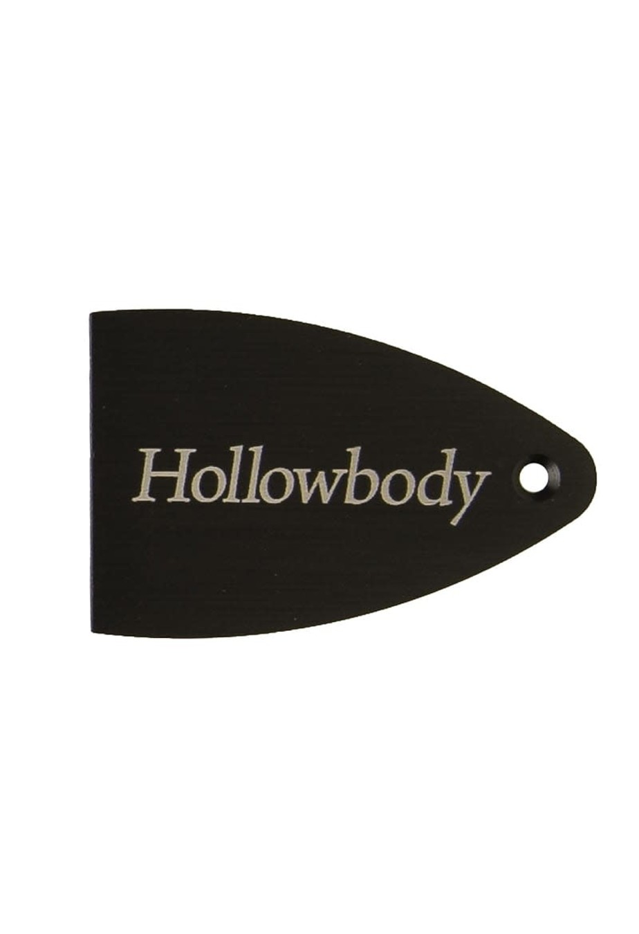 PRS Guitars Truss Rod Cover, Black Anodized Aluminum, Etched, Hollowbody