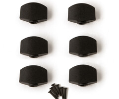 PRS Guitars PRS S2 Tuner Buttons, Black (6)