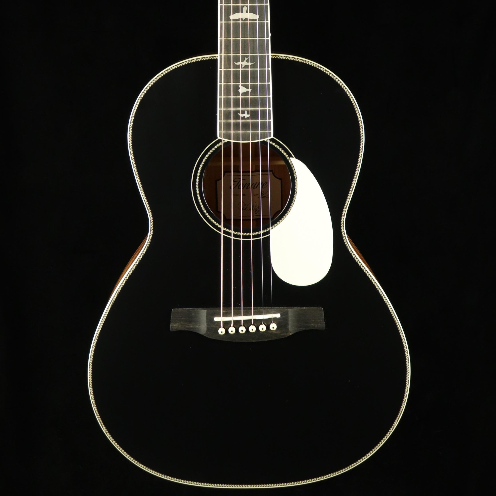 PRS Guitars PRS SE P20E Acoustic Guitar - Black Top