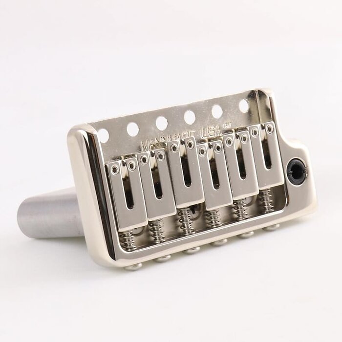 MannMade USA MannMade USA Tremolo Bridge - Nickel - fits modern Strat style guitars