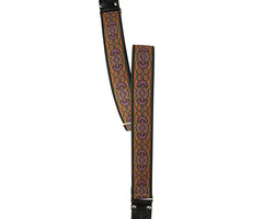 PRS Guitars PRS Retro Deluxe Guitar Strap, Black/Pink