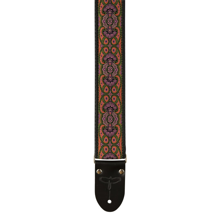 PRS Guitars PRS Retro Deluxe Guitar Strap, Black/Pink