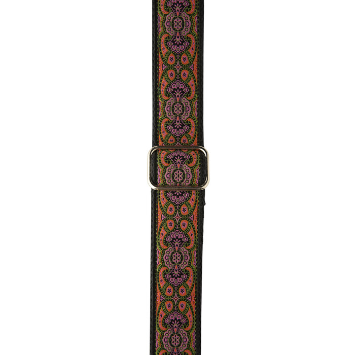 PRS Guitars PRS Retro Deluxe Guitar Strap, Black/Pink