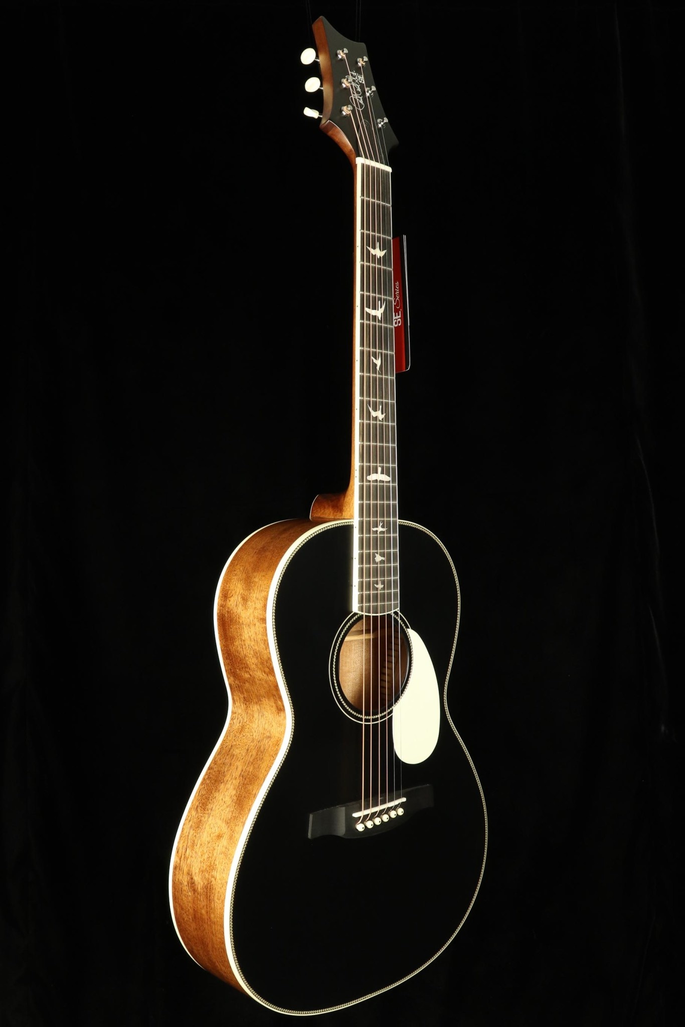 PRS Guitars PRS SE P20E Acoustic Guitar - Black Top