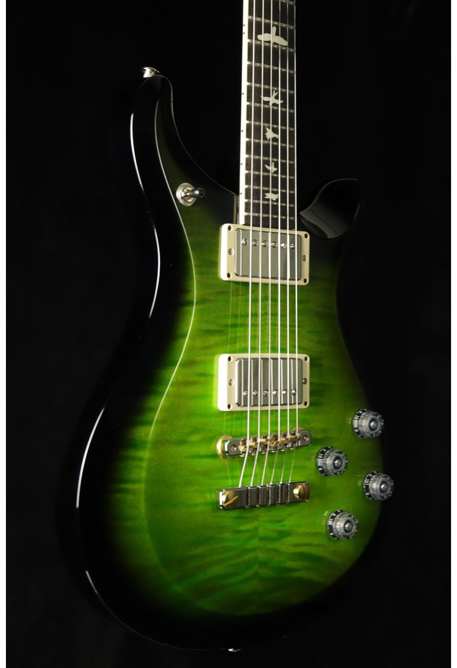 PRS Guitars PRS S2 McCarty 594 - Emerald Green w/ Black Wrap Burst