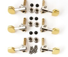 PRS Guitars PRS Phase III Locking Tuners, Shaft Design, Hybrid - Set of 6