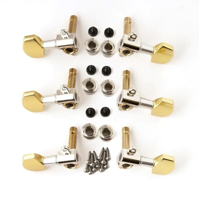 PRS Guitars PRS Phase III Locking Tuners, Shaft Design, Hybrid - Set of 6