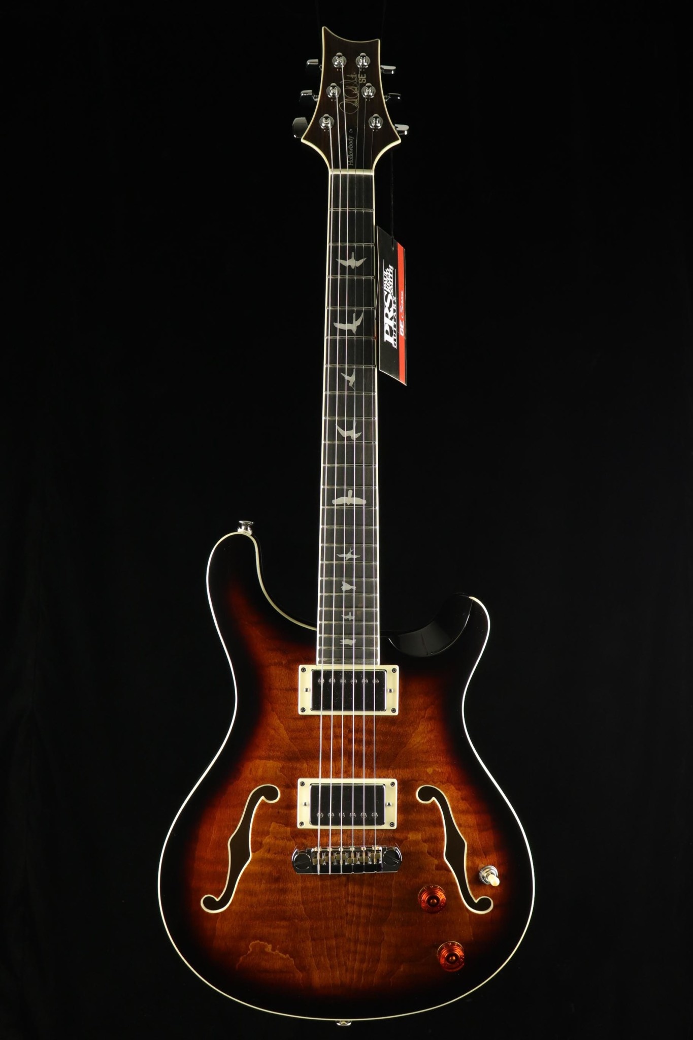PRS Guitars PRS SE Hollowbody II Electric Guitar - Black Gold Burst