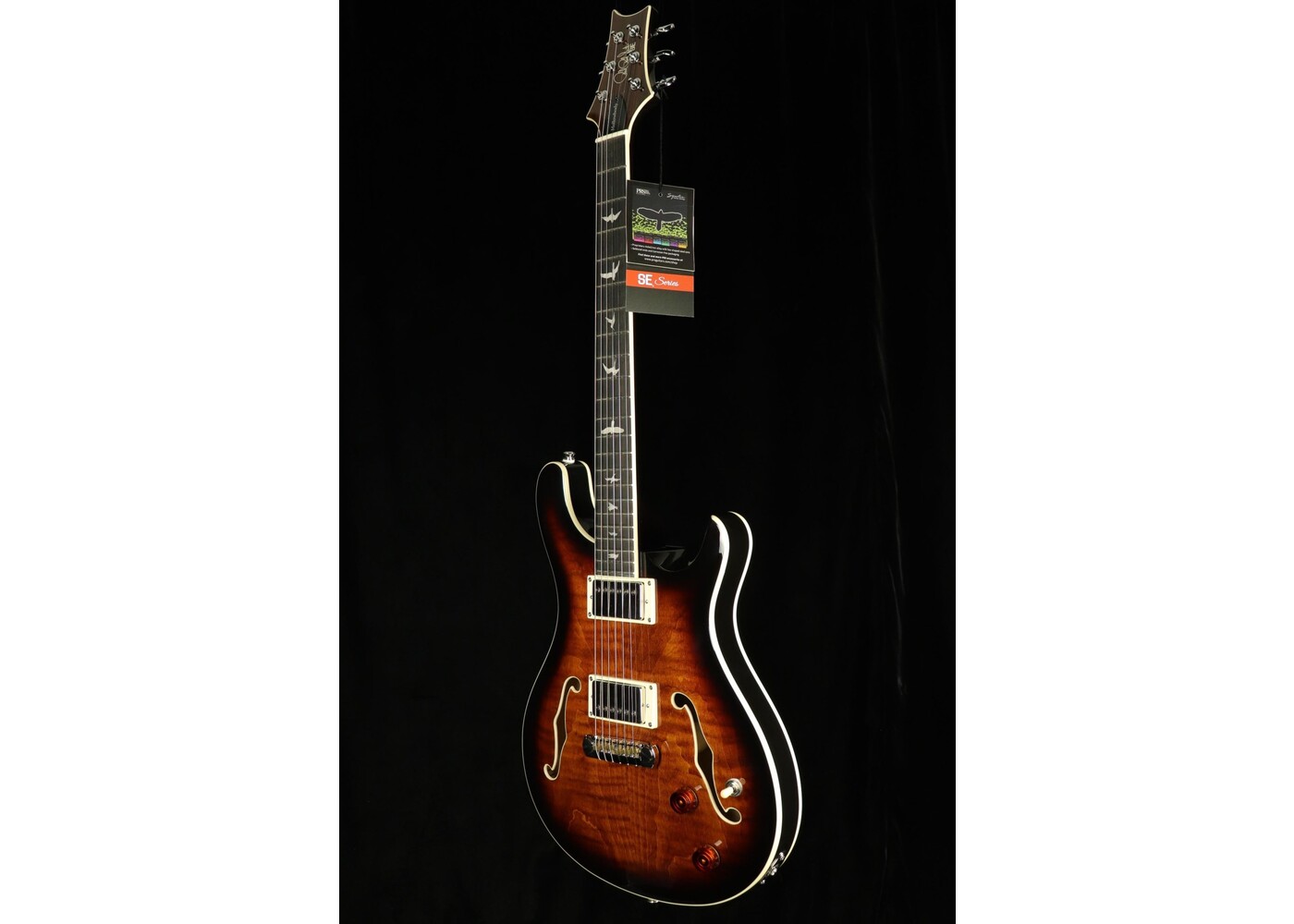 PRS Guitars PRS SE Hollowbody II Electric Guitar - Black Gold Burst