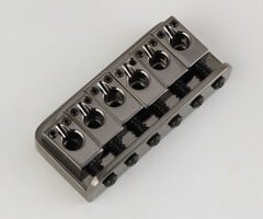 MannMade USA MannMade USA Hardtail Bridge - Black Nickel - fits Hamer Sustain Block style guitars