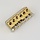 MannMade USA Hardtail Bridge - Nickel Hybrid - fits Hamer Sustain Block style guitars