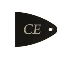 PRS Guitars PRS Truss Rod Cover, Black Anodized Aluminum, Etched, CE (Floyd Rose)