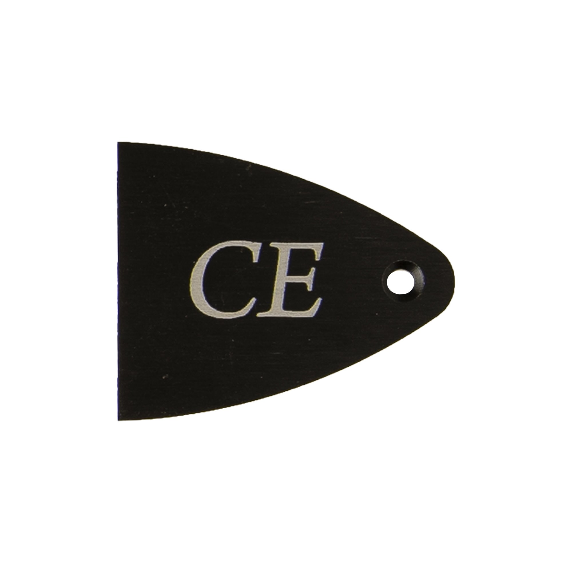 PRS Guitars PRS Truss Rod Cover, Black Anodized Aluminum, Etched, CE (Floyd Rose)