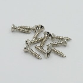 MannMade USA Pickguard Screw Set (12pc) Nickel