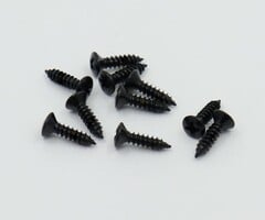 MannMade USA Pickguard Screw Set (12pc) Black