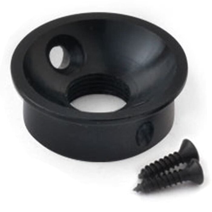 MannMade USA MannMade USA - Tele Electro-Socket Jack  Cup - Black