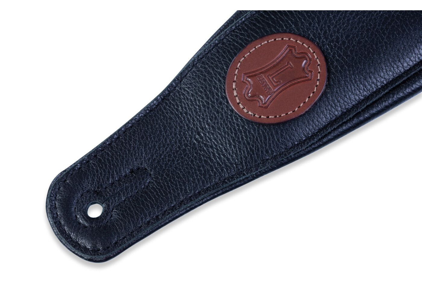 Levy's Levy's MSS2 Garment Leather Guitar Strap - Black