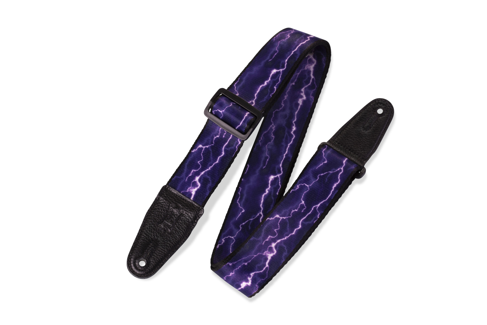 Levy's Levy's MP 2" Printed Polyester Guitar Strap - Lightning Storm