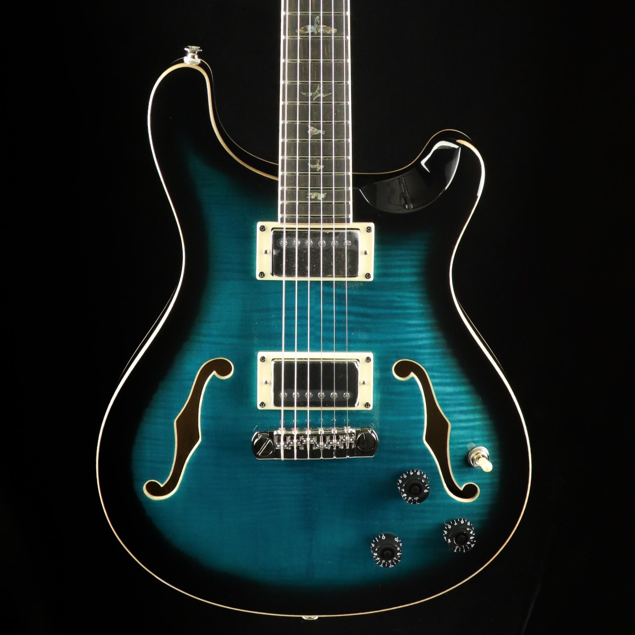 PRS Guitars PRS SE Hollowbody II Piezo - Peacock Blue Smokeburst
