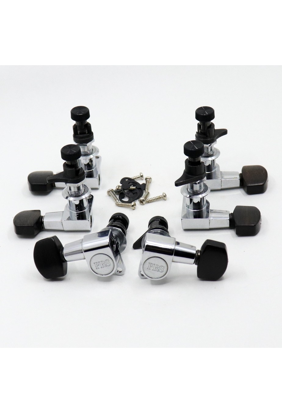 PRS Low Mass Phase I Locking Tuner Set Chrome w/ small ebony button