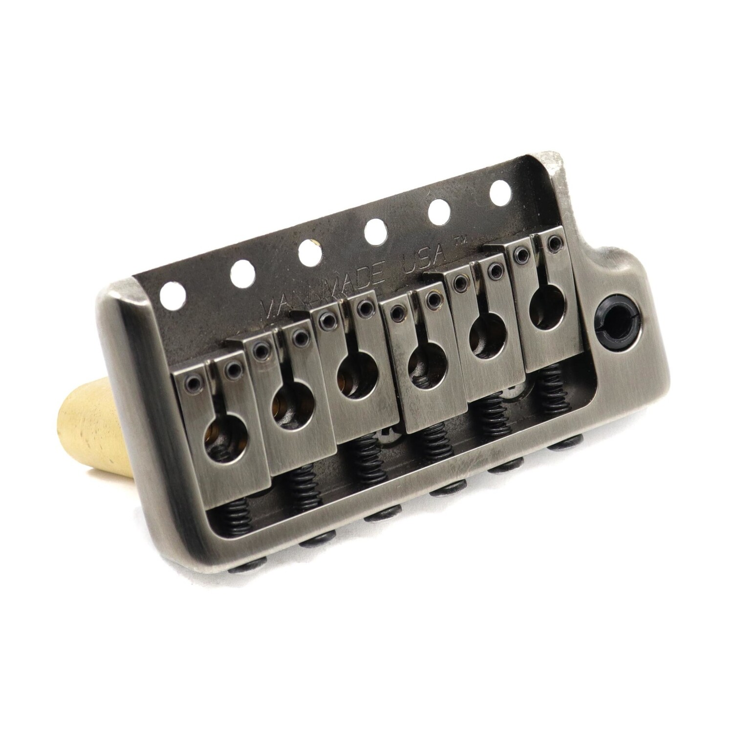 MannMade USA Tremolo Bridge - Black Nickel Satin - fits PRS style