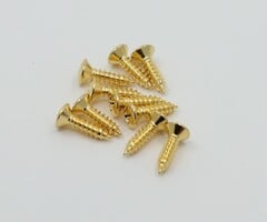 MannMade USA Pickguard Screw Set (12pc) Gold
