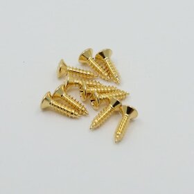 MannMade USA Pickguard Screw Set (12pc) Gold