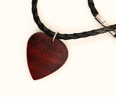 Steven  Ashley Handmade Wood Guitar Pick Necklace