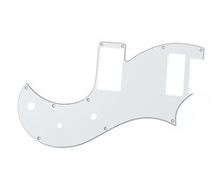 PRS Guitars PRS Vela S2 Pickguard, 3-Ply White, Black, White