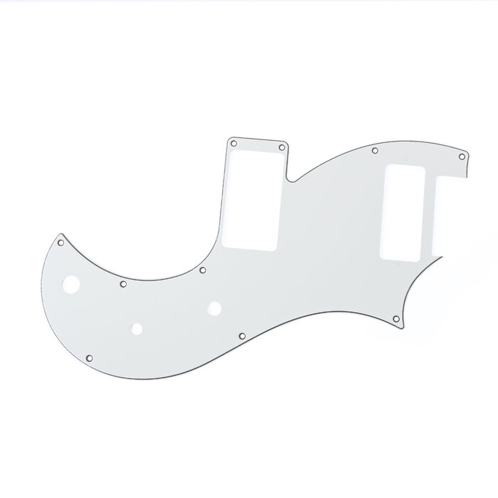 PRS Guitars PRS Vela S2 Pickguard, 3-Ply White, Black, White