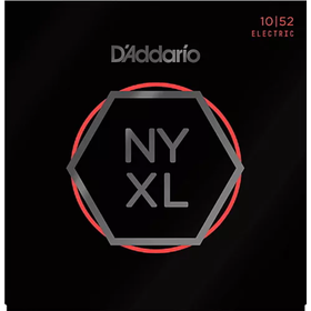 D'Addario D'Addario NYXL1052 Nickel Wound Electric Guitar Strings, Light Top / Heavy Bottom, 10-52