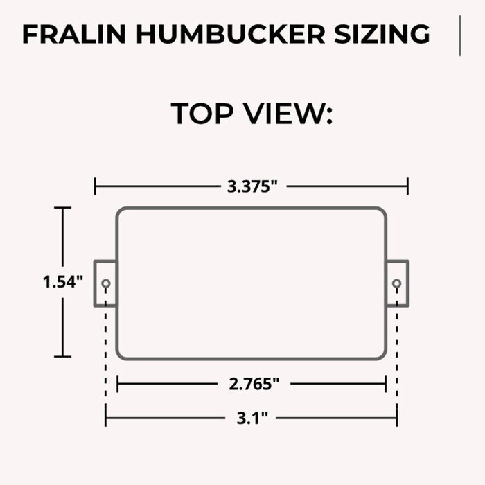 Lindy Fralin Pure P.A.F Humbucker Set - Raw Nickel Covers