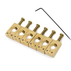 MannMade USA MannMade USA Bridge Saddles - PRS - Brass unplated