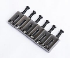 MannMade USA MannMade USA Bridge Saddles  - Black Nickel - 2-1/8" Spacing