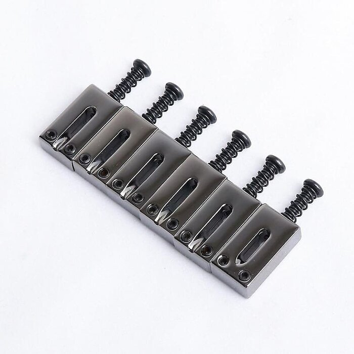 MannMade USA MannMade USA Bridge Saddles  - Black Nickel - 2-1/8" Spacing