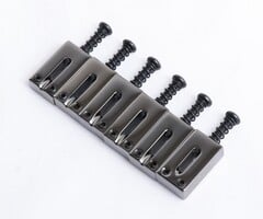 MannMade USA MannMade USA Bridge Saddles  - Black Nickel - 2-1/16" Spacing