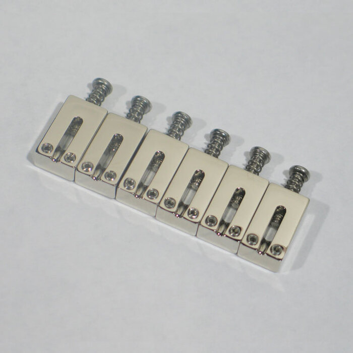 MannMade USA MannMade USA Bridge Saddles - Nickel - 2-1/16" Spacing