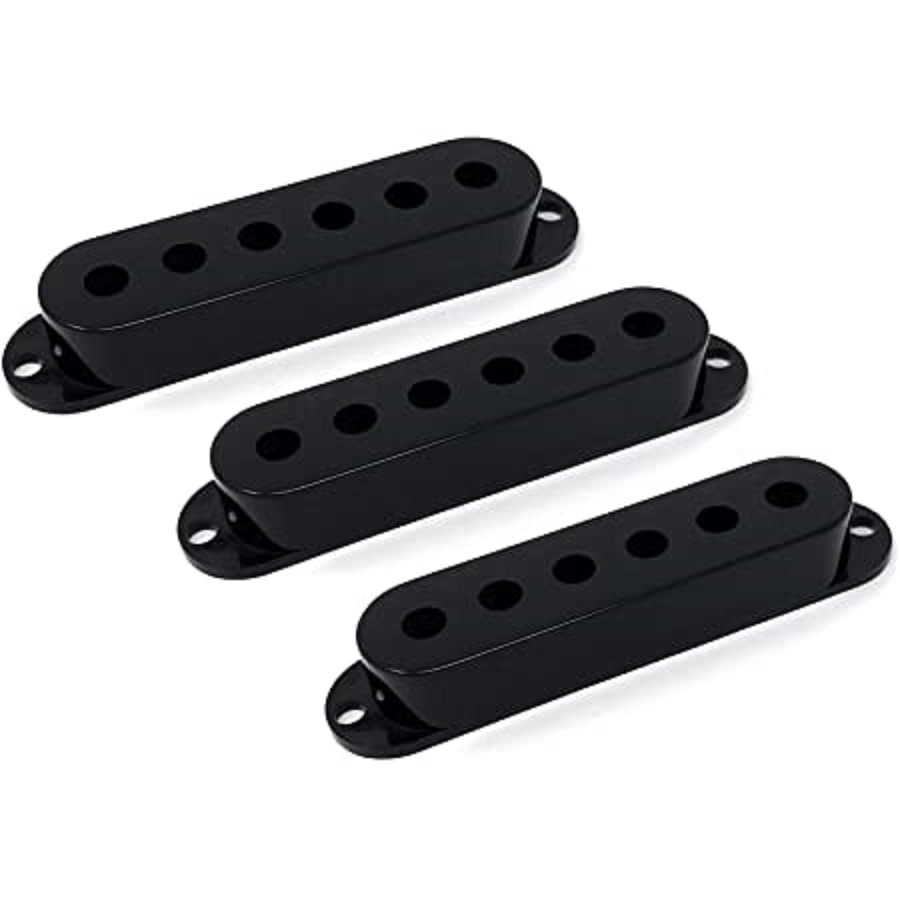 Allparts Allparts Stratocaster Pickup Cover Set, Black