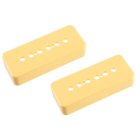 Allparts Soapbar Pickup Covers - Cream - Set of 2