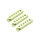 Stratocaster Pickup Cover Set - Mint Green - Set of 3