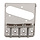 Allparts Tele 3 Roller Bridge, Nickel
