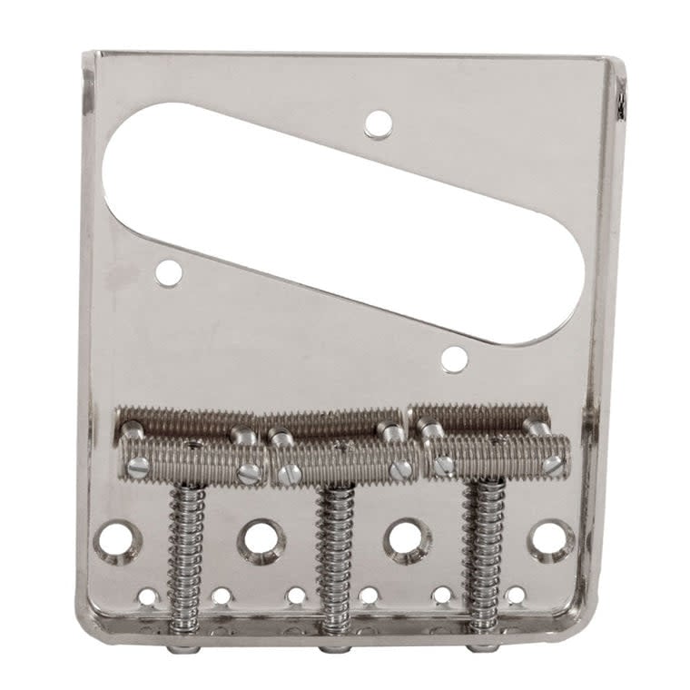 Allparts Allparts Tele 3 Roller Bridge, Nickel