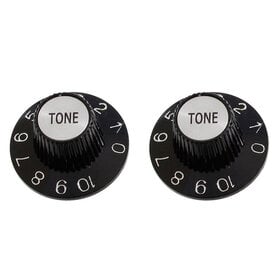 Allparts Allparts Witch Hat Tone Knobs, Black