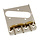 Allparts 3 Saddle Tele Ashtray Bridge, Nickel