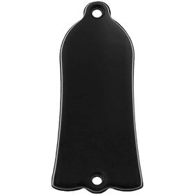 Allparts Allparts Gibson Truss Rod Cover, Black w/ White Outline