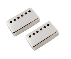 Allparts Humbucker Pickup Cover - 53mm  - Nickel - Set of 2 - Fits Fender Guitars