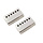 Humbucker Pickup Cover - 53mm  - Nickel - Set of 2 - Fits Fender Guitars