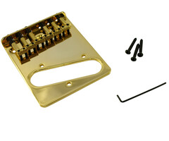 WD Music WD Top Mount Tele Bridge, Gold